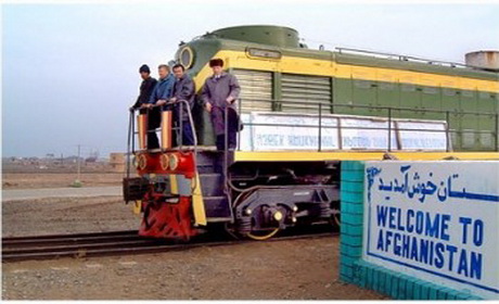 تصویر از خط آهن افغانستان و چین احداث می‌شود