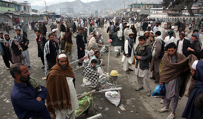 تصویر از اول می؛ روز کارگران بیکار در افغانستان!