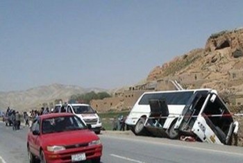 تصویر از حادثه ترافیکی در هرات ۹ کشته برجا گذاشت