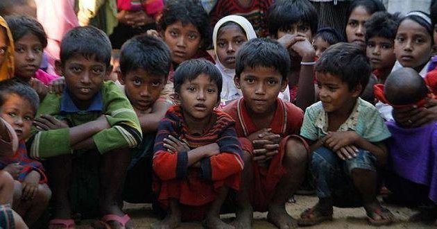 تصویر از حکومت میانمار چند کودک مسلمان را در روهینگیا دستگیر کرد