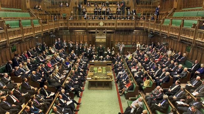 تصویر از پارلمان انگلیس منحل شد