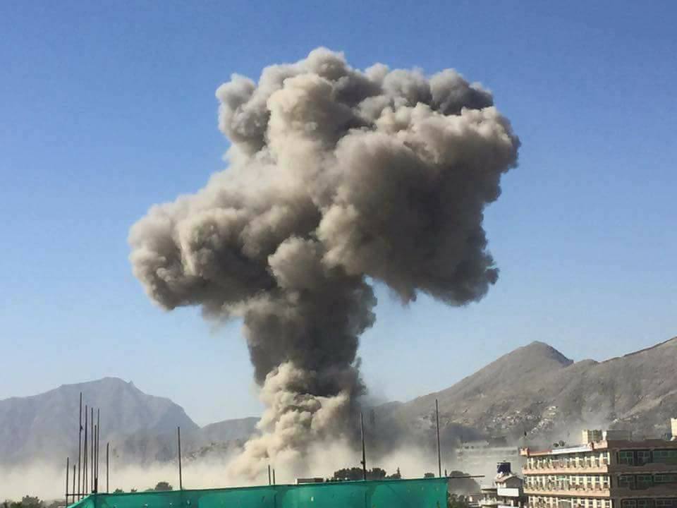 تصویر از ویدیوی جدید؛ از انفجار موتر بم چهارشنبه گذشته در کابل