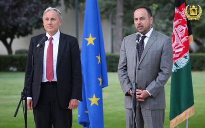 تصویر از کمک ۱۰۰ میلیون یورویی اتحادیه‌ی اروپا به افغانستان