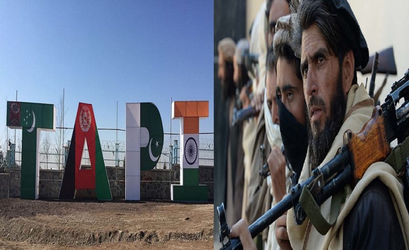 تصویر از طالبان از تاپی حمایت کرد