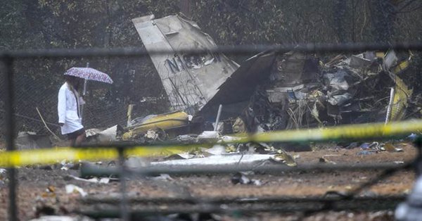 تصویر از سقوط مرگبار هواپیما در امریکا/ همه سرنشینان آن کشته شد+عکس