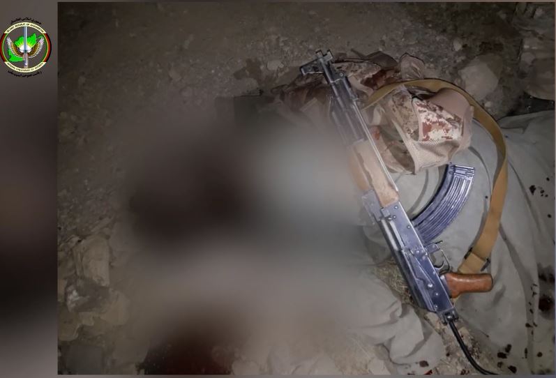 تصویر از قومندان ارشد تروریستان طالب و یک تروریست خارجی در پکتیکا کشته شد
