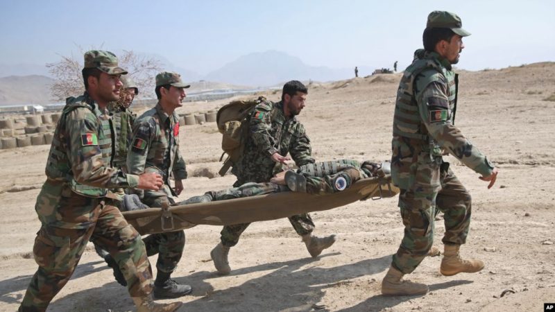 تصویر از در نتیجه حمله طالبان بر ولسوالی کجران، هشت نیروی امنیتی کشته شد
