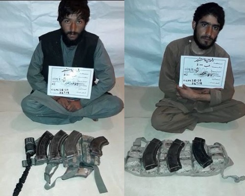 تصویر از شبکه چهار نفری تروریستان طالب در هلمند بازداشت شد