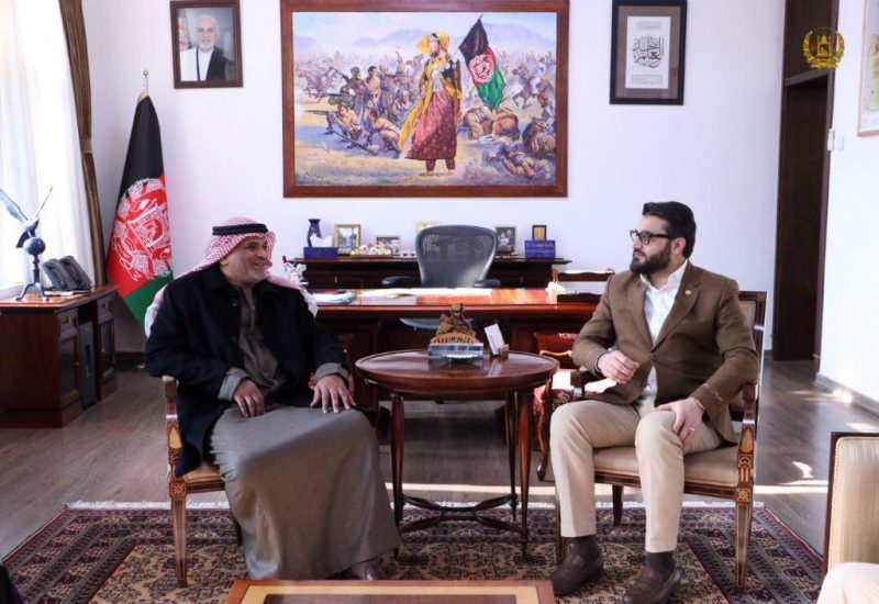 تصویر از مشاور امنیت ملی با سفیر امارات متحده در کابل دیدار کرد