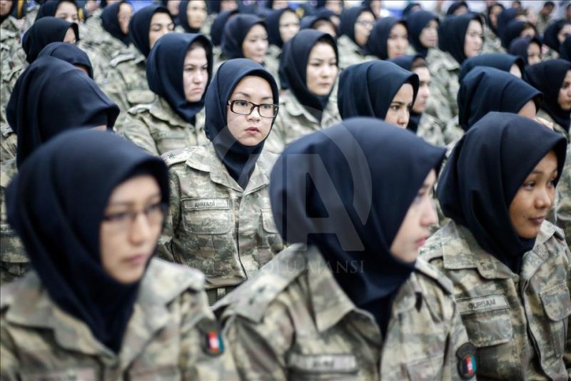 تصویر از شورای ملی زنان نظامی افغان ایجاد می‌شود