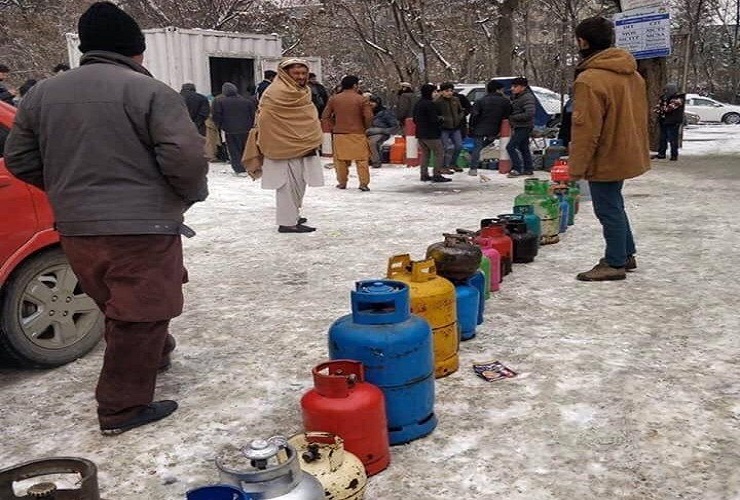 تصویر از قیمت گاز در کابل کاهش می یابد