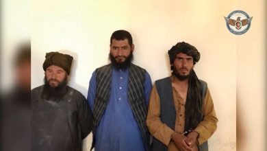 تصویر از افراد نفوذی طالبان در سرپل بازداشت شدند