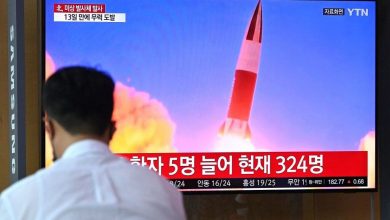 تصویر از کوریای شمالی آزمایش موشکی جدید انجام داد