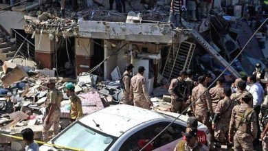 تصویر از کشته شدن ۱۲ تن در انفجار‌ شهر کراچی