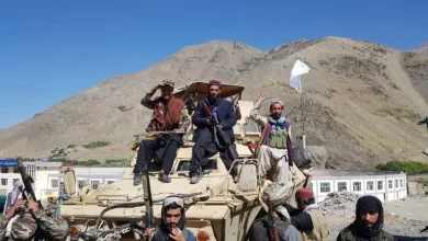 تصویر از انفجار و حمله بر موتر طالبان در پنجشیر