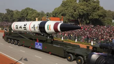 تصویر از هند به صورت اشتباهی یک موشک به پاکستان پرتاب کرد