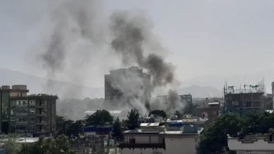 تصویر از وقوع انفجار در غرب کابل