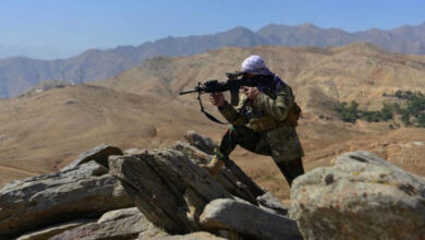 تصویر از 2 جنگجوی طالبان در بدخشان توسط نیروهای مقاومت کشته شدند